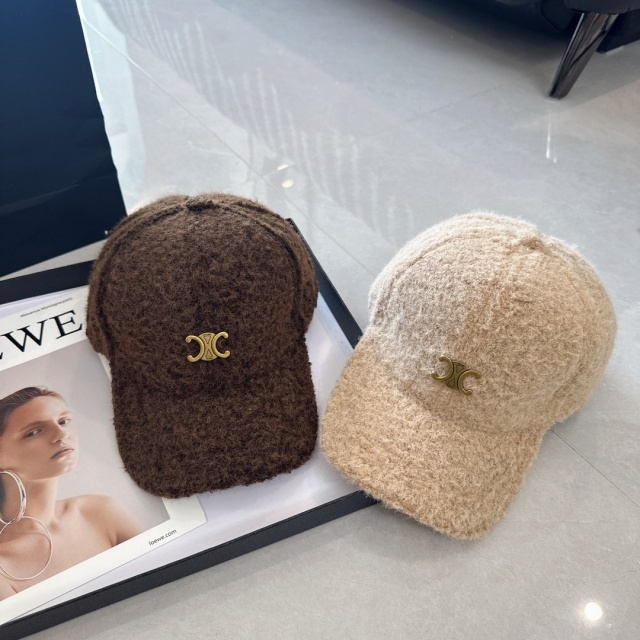 Winter Fashion Furry Baseball Caps