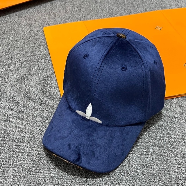 Embroidery Fashion Velvet Baseball Caps