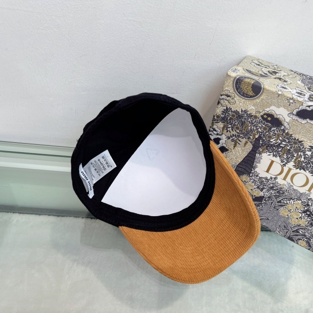 Fashion Embroidery Color Block Winter Baseball Caps