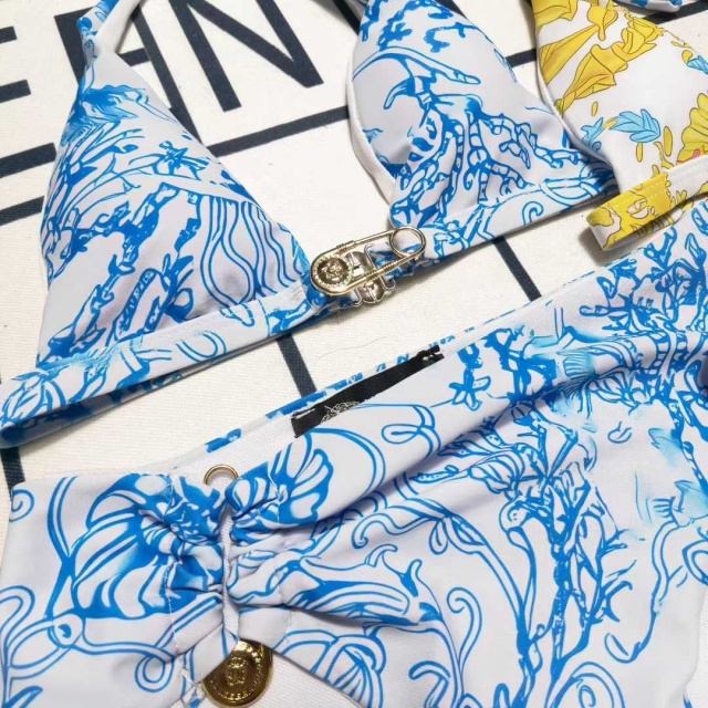 Luxury Fashion Printed Halter Bikini Set