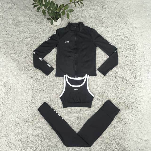 Luxury Fashion Women 3 Piece Tracksuit Set