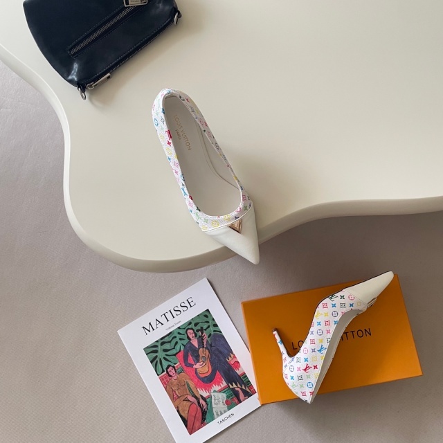 Printed Pointed Toe Sexy Women High Heels