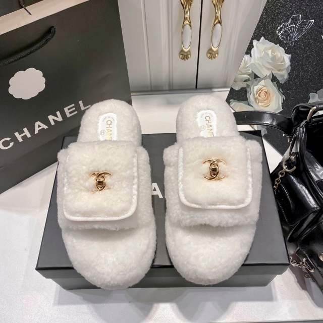 Thick-Soled Luxury Fashion Winter Slides