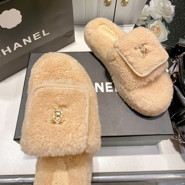 Thick-Soled Luxury Fashion Winter Slides