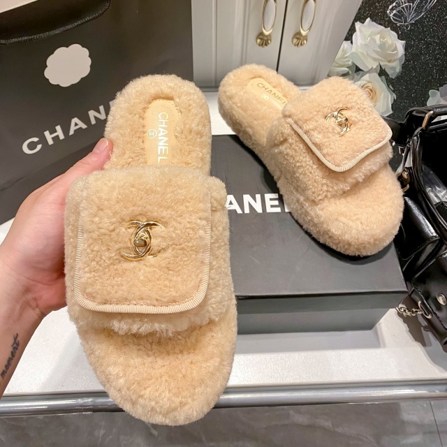 Thick-Soled Luxury Fashion Winter Slides