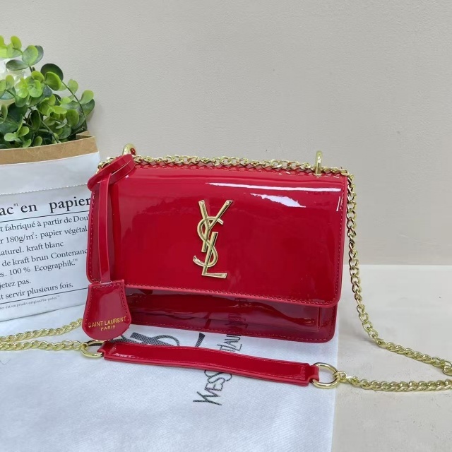 Leather Chained Women Messenger Bags