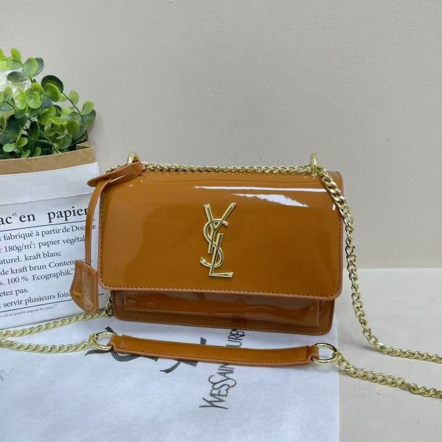 Leather Chained Women Messenger Bags
