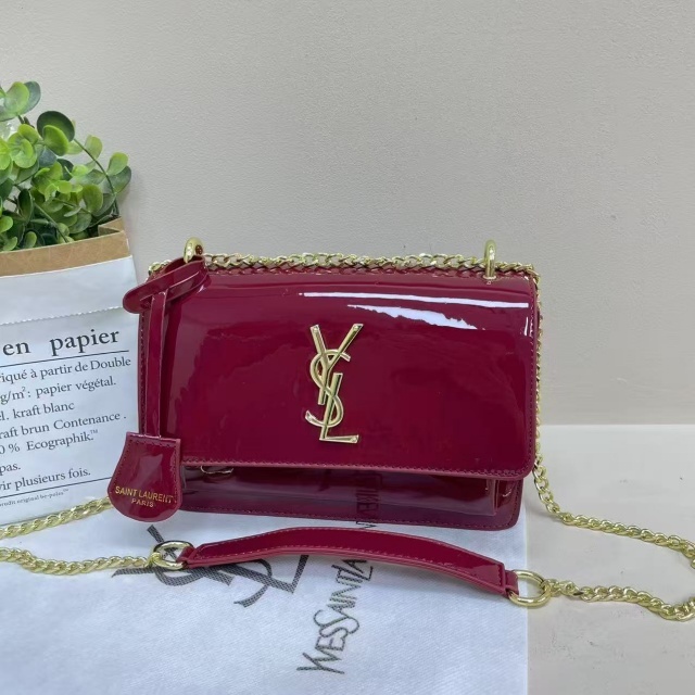 Leather Chained Women Messenger Bags