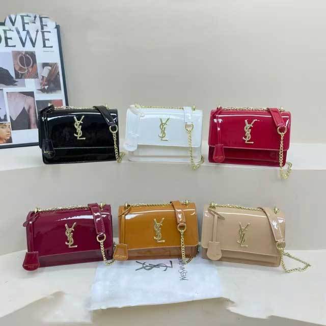 Leather Chained Women Messenger Bags