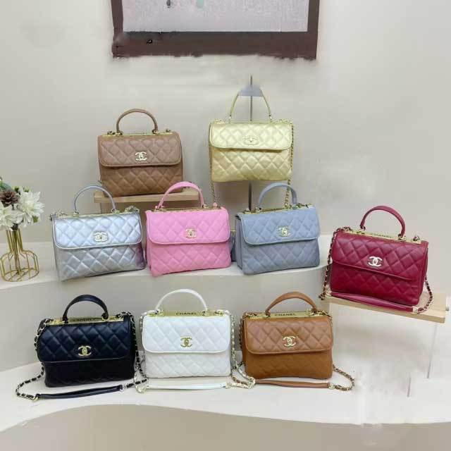 Fashion Logo Leather Crossbody Handbags