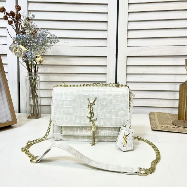 Crocodile Leather Fashion Women Messenger Bags