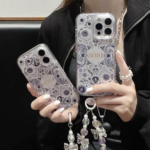 Fashion Acrylic phone Cases With Chain