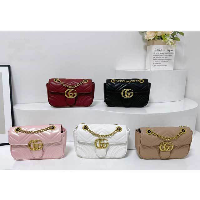 Fashion Leather Chained Women Messenger Bags