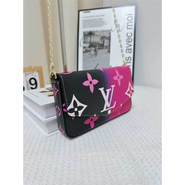 Gradient Leather Fashion Messenger Bags