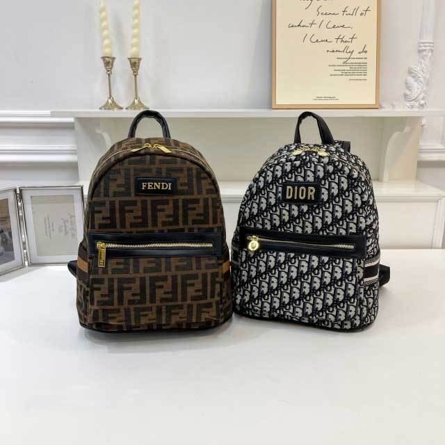 Luxury Fashion Zipper Unisex Backpacks