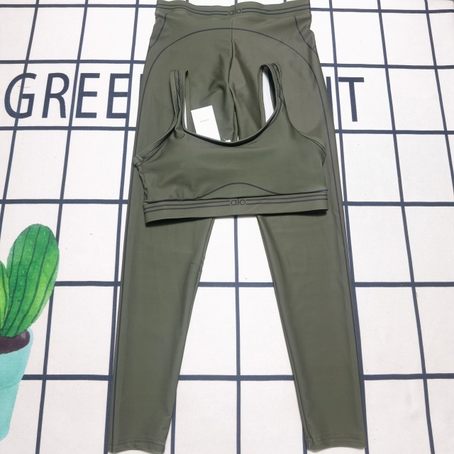Tank Top Elastic Yoga Pants Set