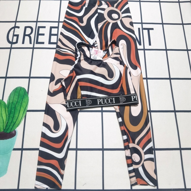 Tank Top Printed Skinny Jogging Suit
