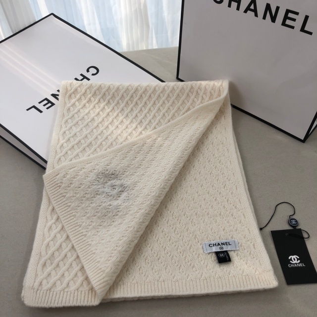 Color Block Winter Fashion Wool Scarf
