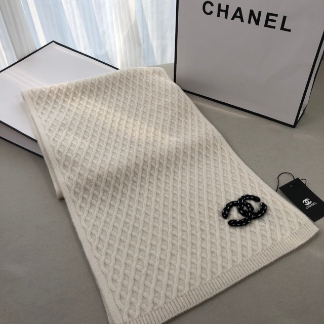 Color Block Winter Fashion Wool Scarf