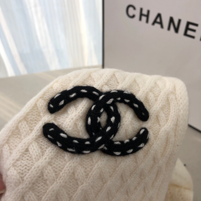 Color Block Winter Fashion Wool Scarf