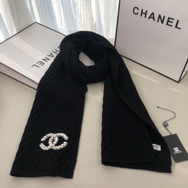 Color Block Winter Fashion Wool Scarf