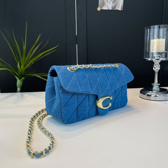 Fashion Logo Denim Women Messenger Bags