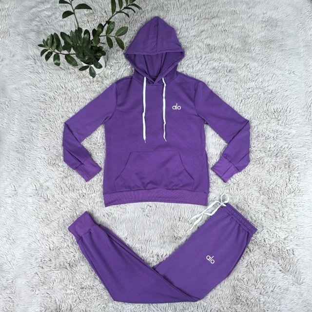 Fashion Embroidery Hooded Top Fall Tracksuit Set