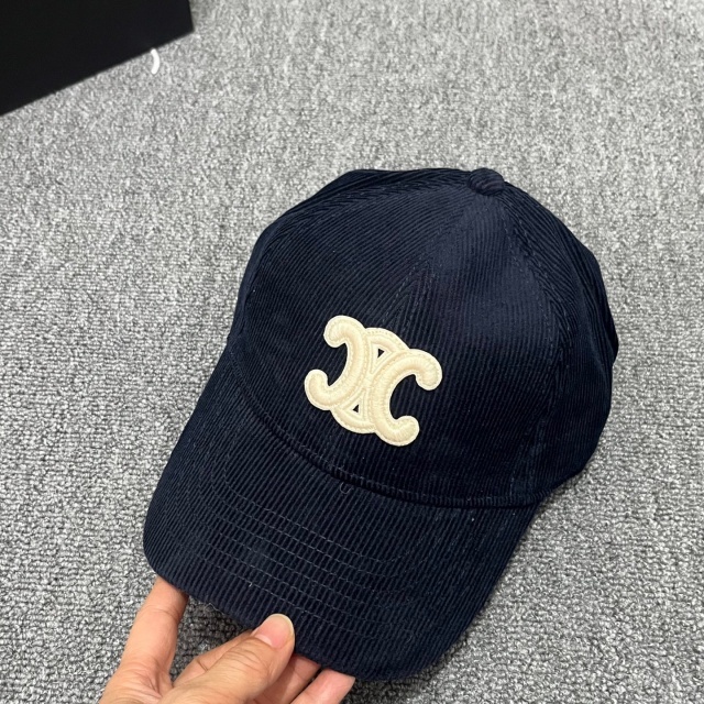 Fashion Logo Corduroy Unisex Baseball Caps