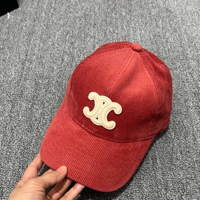 Fashion Logo Corduroy Unisex Baseball Caps