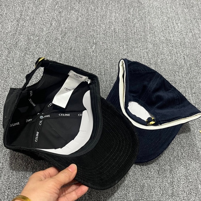Fashion Logo Corduroy Unisex Baseball Caps