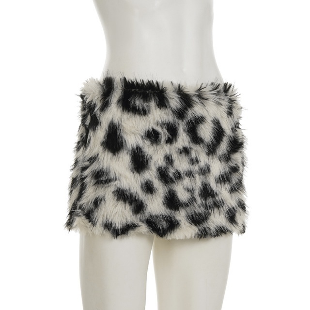 Fuzzy Mini Skirt