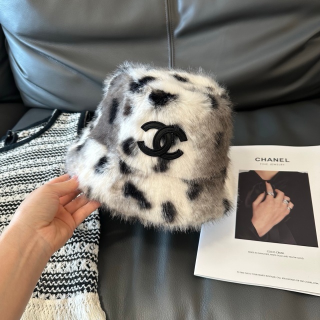 Faux Fur Fashion Winter Bucket Hats