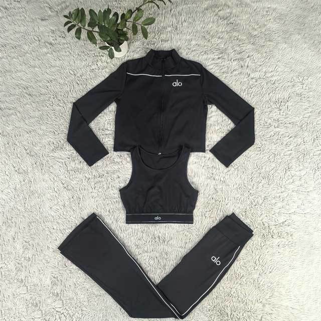 Fashion Women 3 Piece Yoga Set