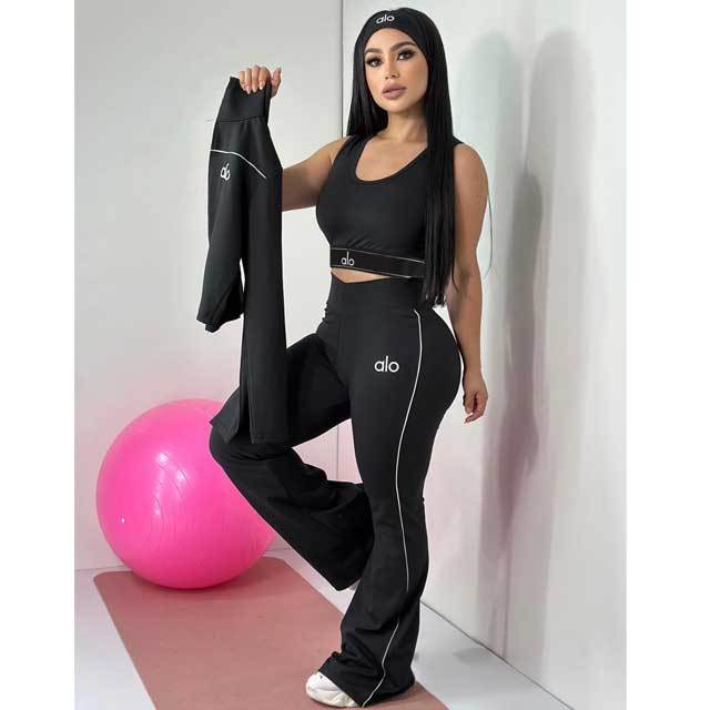 Fashion Women 3 Piece Yoga Set