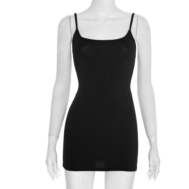Long Sleeve Sheer Mesh Bodycon Romper Cami Dress Set Two Pieces