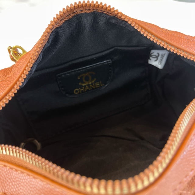Metal Logo Chained Leather Luxury Messenger Bags