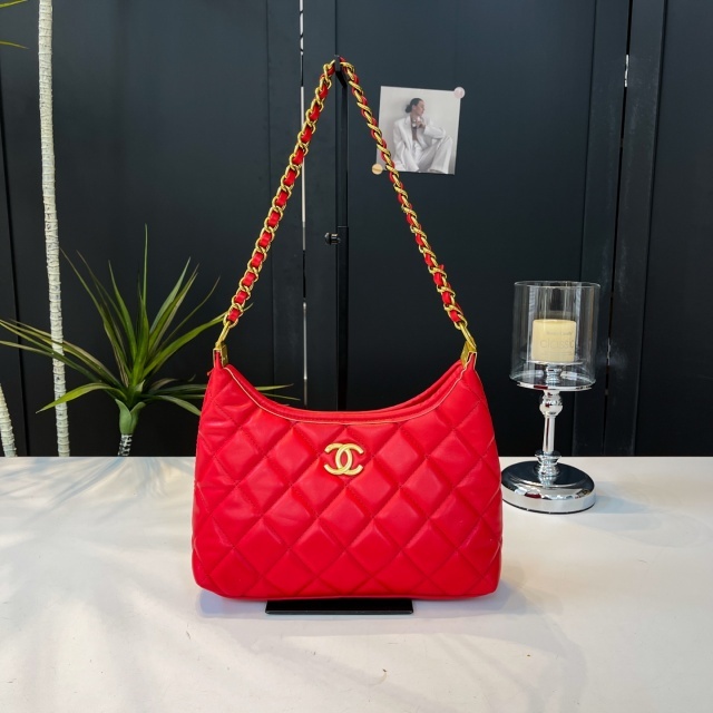 Metal Logo Leather Fashion Women Shoulder Bags