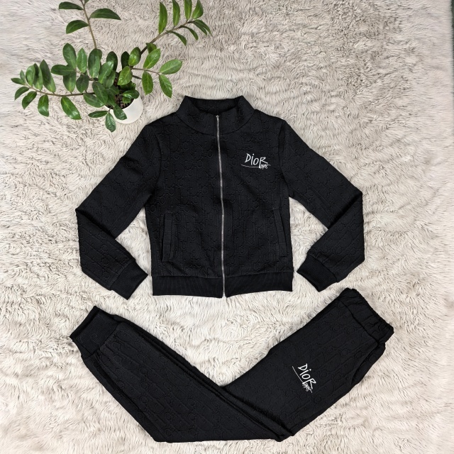 Fashion Embossing Women Fall Tracksuit Set