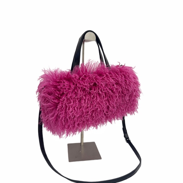 Faux Wool Crossbody Tote Bag Handbag