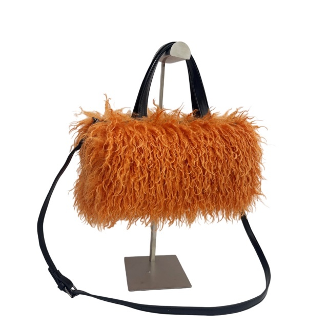 Faux Wool Crossbody Tote Bag Handbag