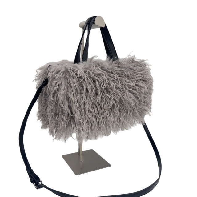 Faux Wool Crossbody Tote Bag Handbag