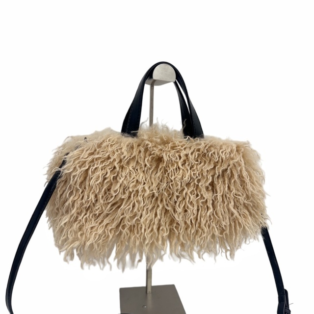 Faux Wool Crossbody Tote Bag Handbag