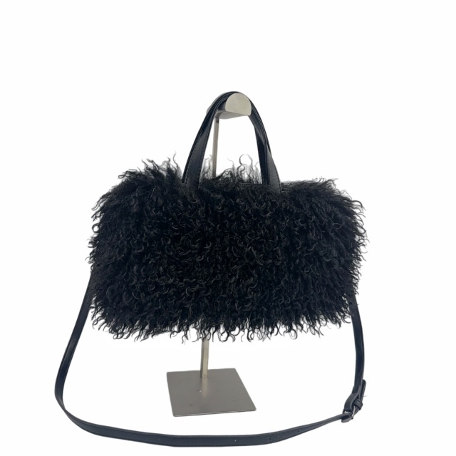 Faux Wool Crossbody Tote Bag Handbag