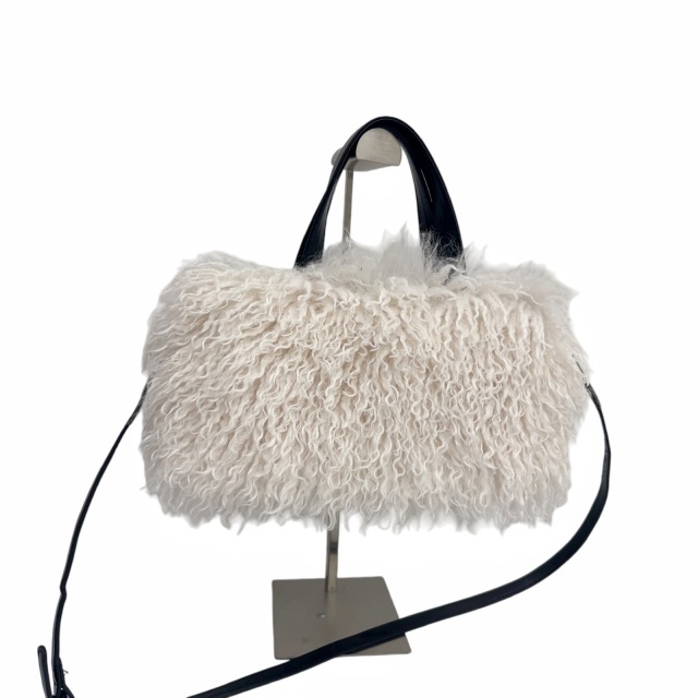 Faux Wool Crossbody Tote Bag Handbag
