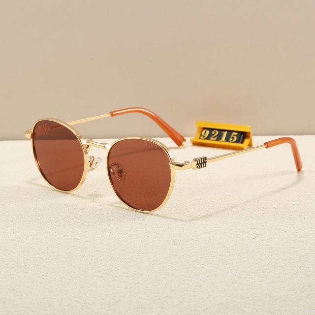 Oval Metal Frame Luxury Glasses