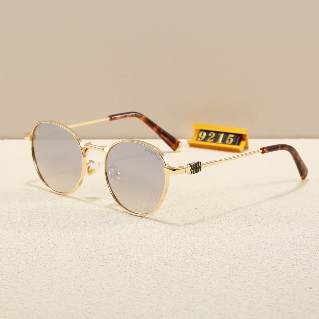 Oval Metal Frame Luxury Glasses