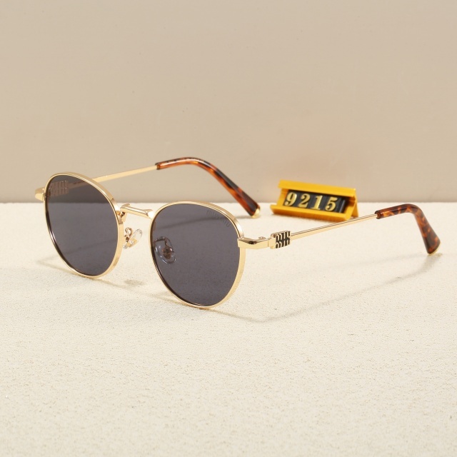 Oval Metal Frame Luxury Glasses