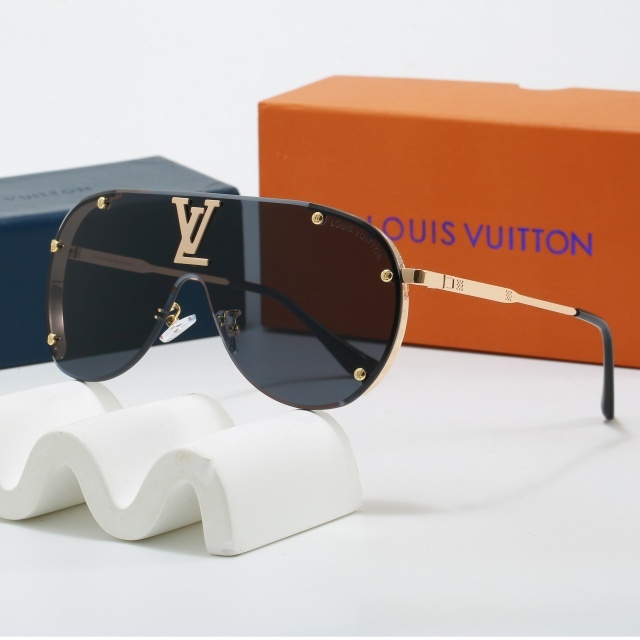 Oversize Metal Frame Luxury Glasses