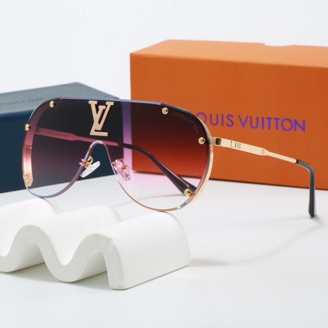 Oversize Metal Frame Luxury Glasses