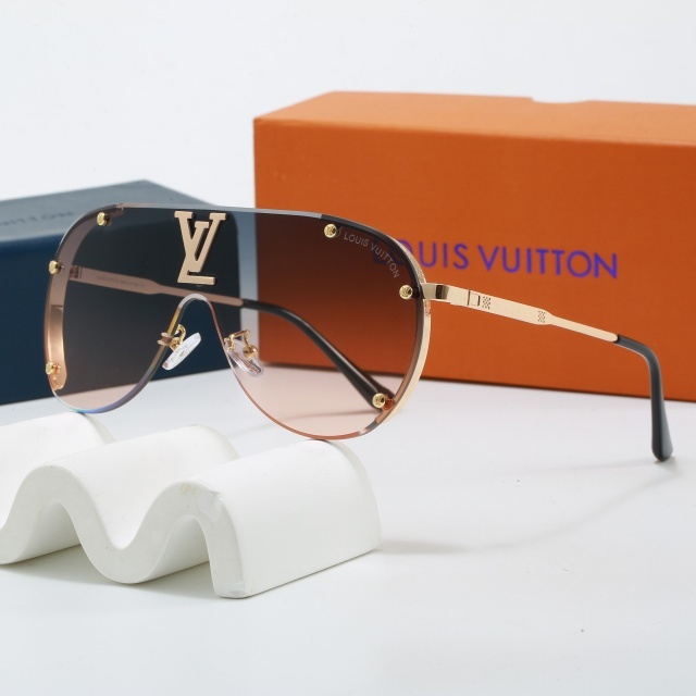 Oversize Metal Frame Luxury Glasses